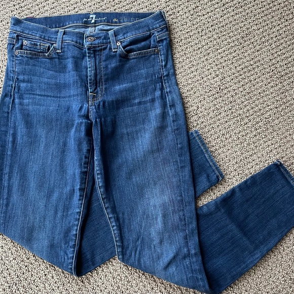 7 For All Mankind Women’s Jeans The Skinny - Picture 6 of 7